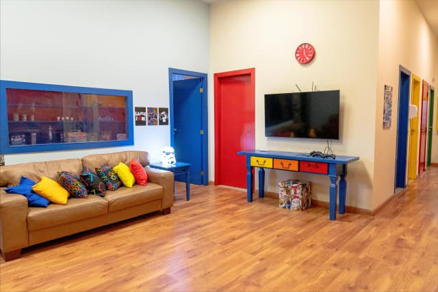 Slide com imagem de Espaço exclusivo e personalizado